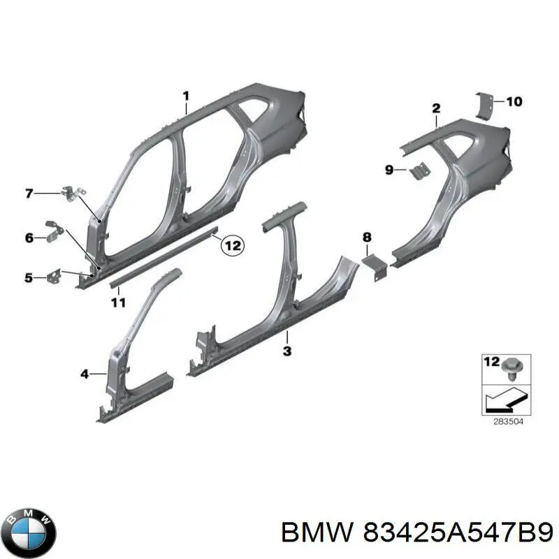 Sellador de silicona 83420428349 BMW