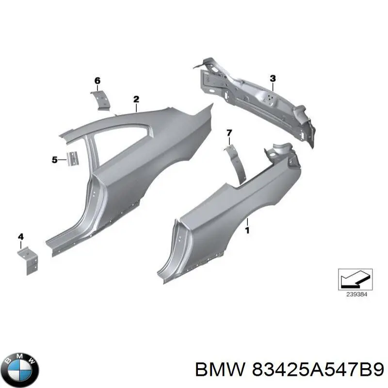 83425A547B9 BMW