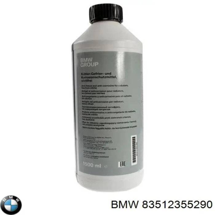 Líquido anticongelante BMW KHLERFROSTSCHUTZ -40°C 1.5L (83512355290)