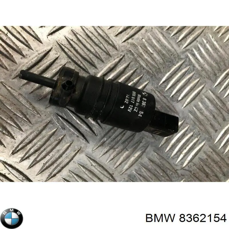 8362154 BMW Bomba de agua limpiaparabrisas, delantera
