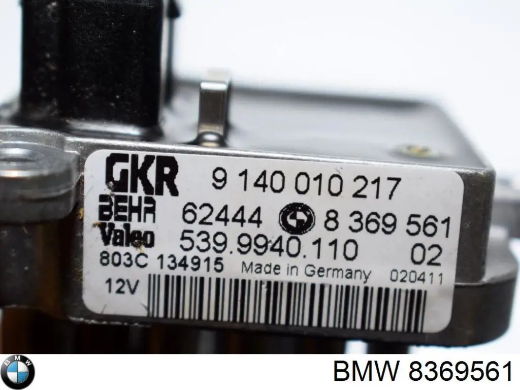 Resistencia del ventilador del habitáculo trasera BMW 8369561 precio, desde 70,35 EUR