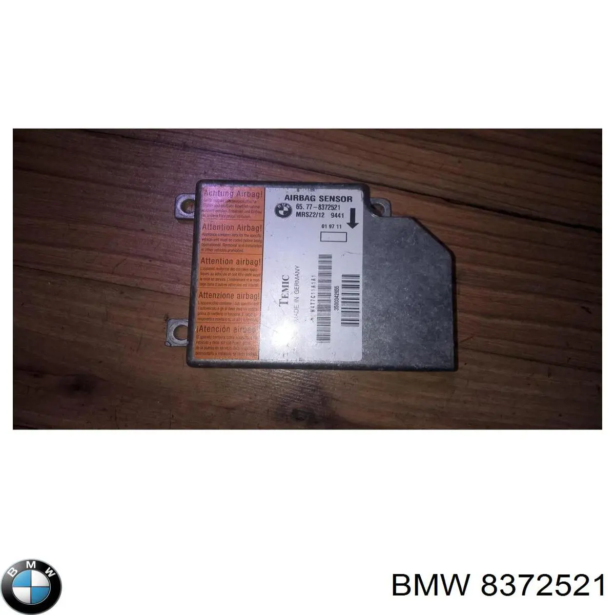 0285001368 BMW Módulo de control de airbag