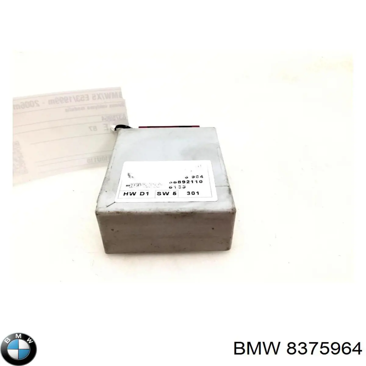 8375964 BMW Módulo de control de iluminación adaptativa del faro derecho