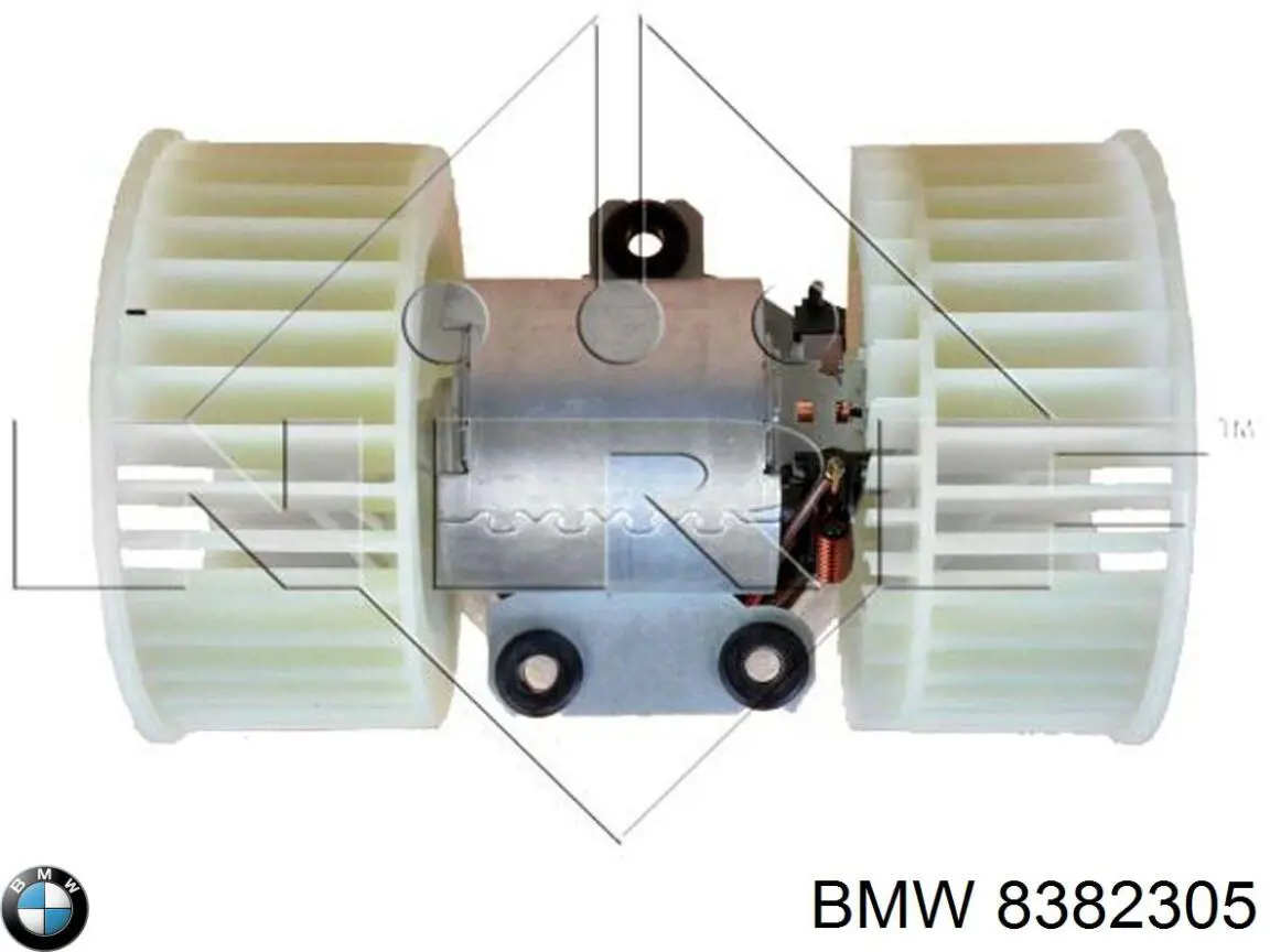 8382305 BMW motor eléctrico, ventilador habitáculo