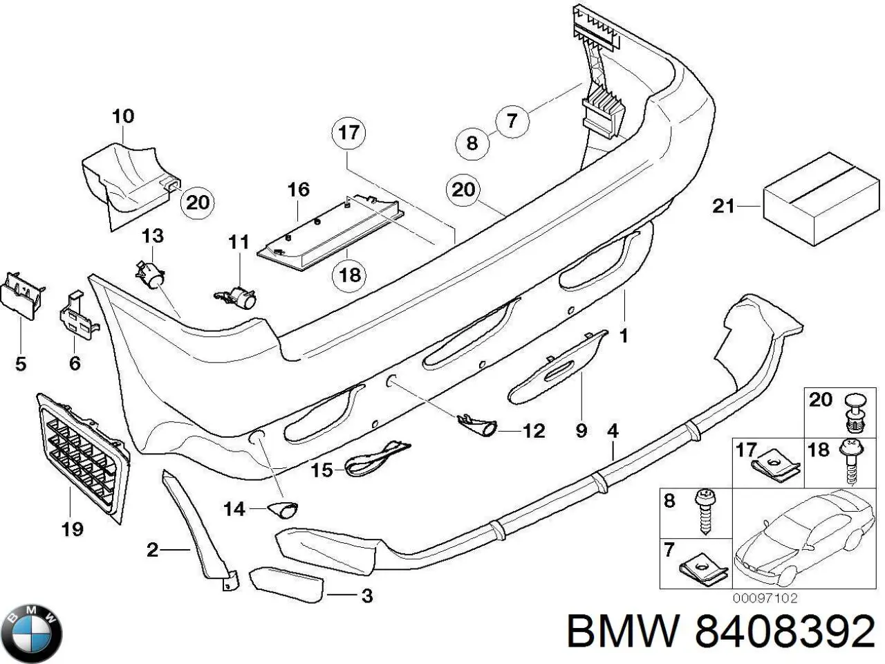  BMW 8408392 precio, desde 20,06 EUR