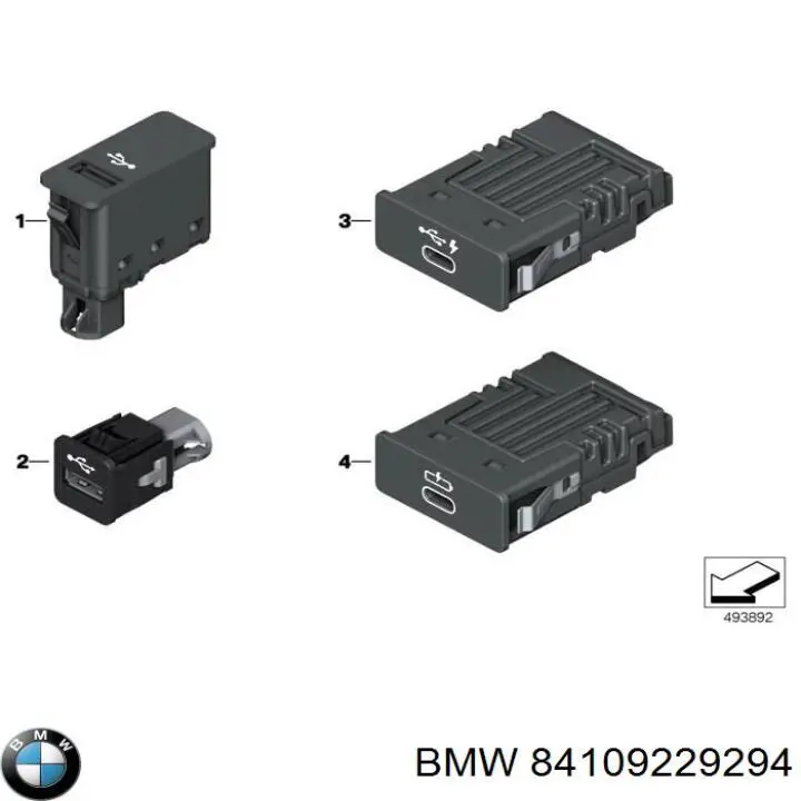  BMW 84109229294