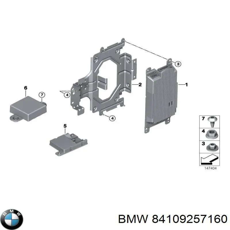 Unidad de control multimedia BMW 84109257160 precio, desde 225,06 EUR