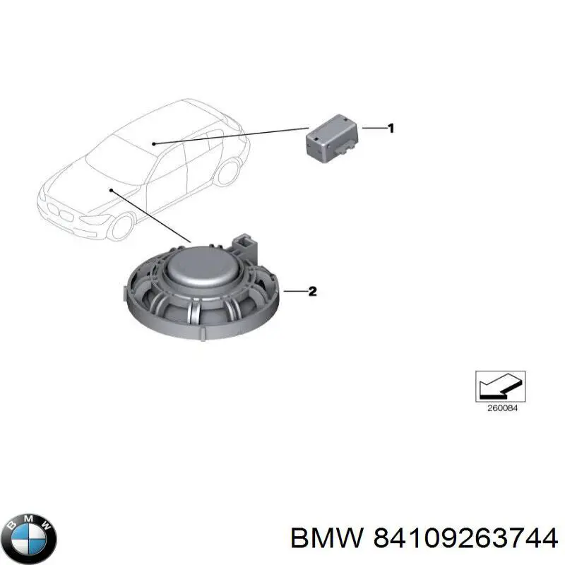 Comprar 84109263744 BMW Micrófono