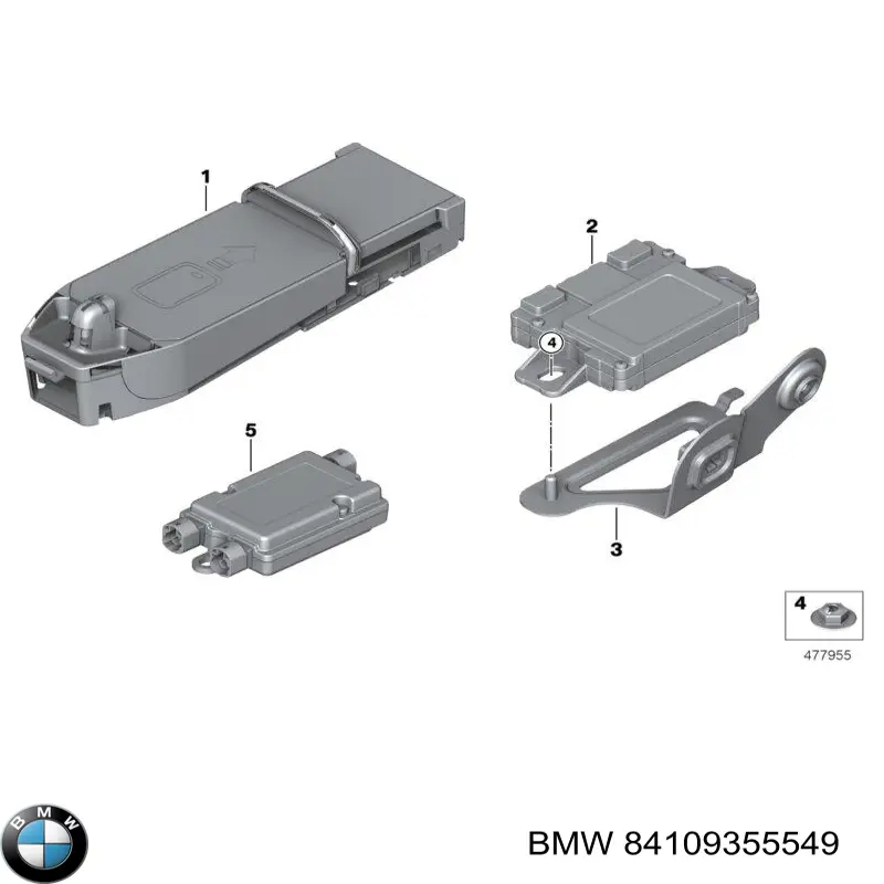 Concentrador USB BMW 84109355549 precio, desde 97,28 EUR