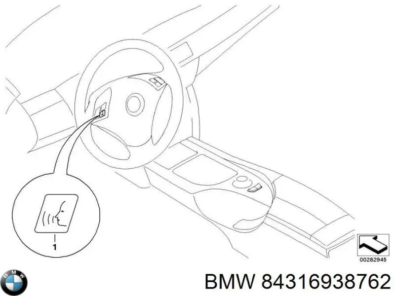 Micrófono BMW 84316938762 precio, desde 45,01 EUR