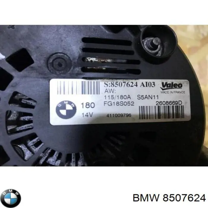 8507624 BMW alternador