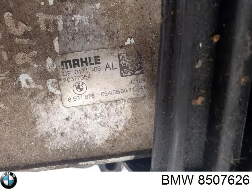 Comprar 8507626 BMW Radiador de aceite debajo del filtro