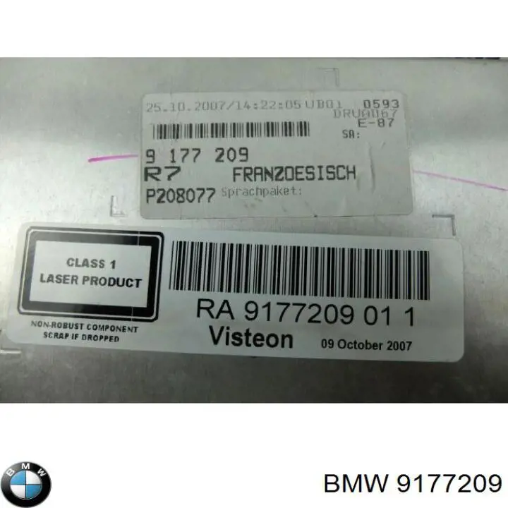 Radio 65129249404 BMW