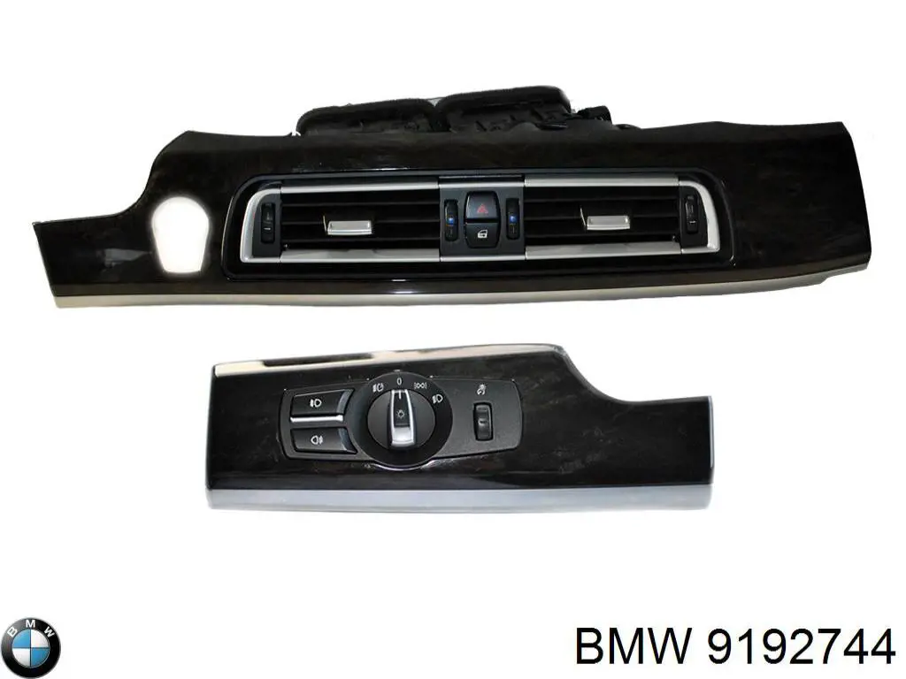 Interruptor de luces en el tablero 9192744 BMW