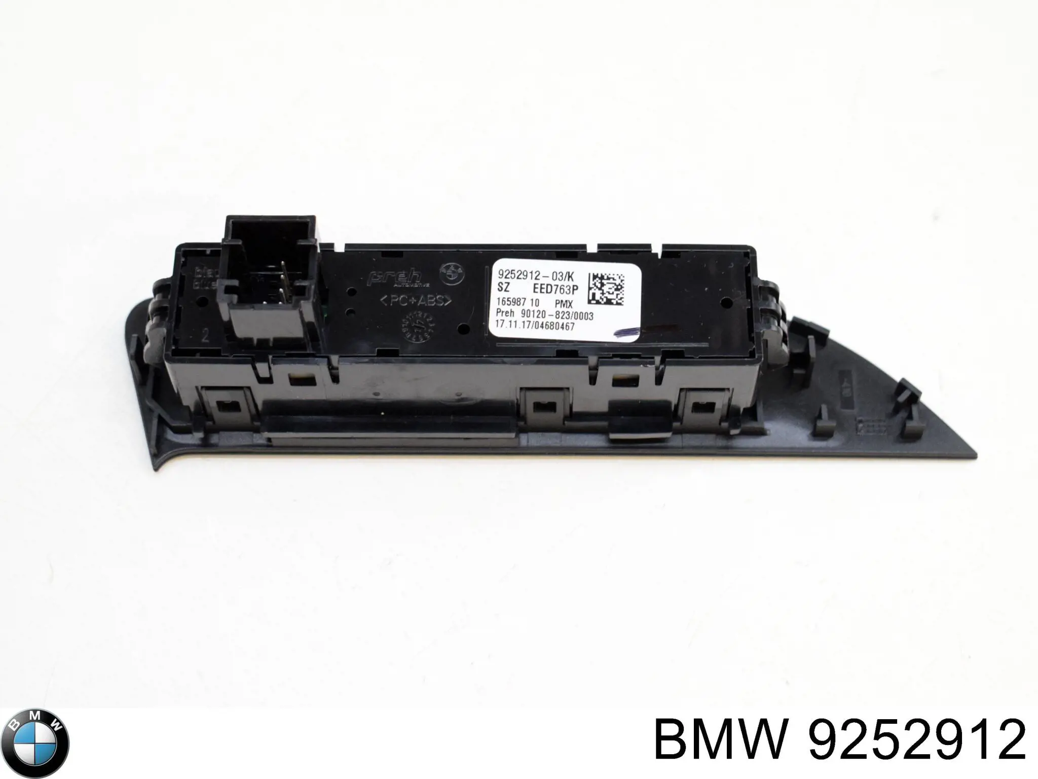 9252912 BMW Bloque de botones de la consola central