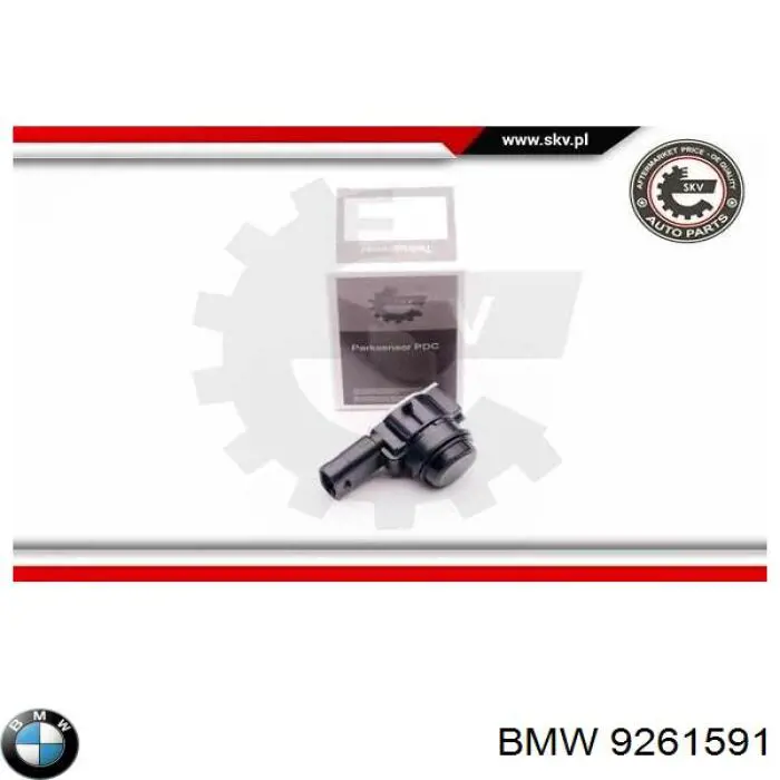 Sensor de estacionamiento delantero/trasero central BMW 9261591