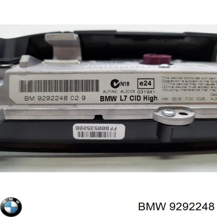 Pantalla multifunción BMW 9292248 precio, desde 528,53 EUR