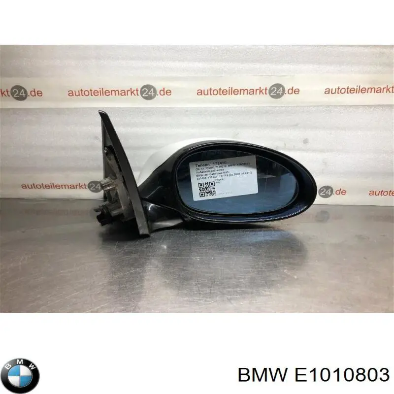 Carcasa interior del espejo retrovisor derecho BMW E1010803