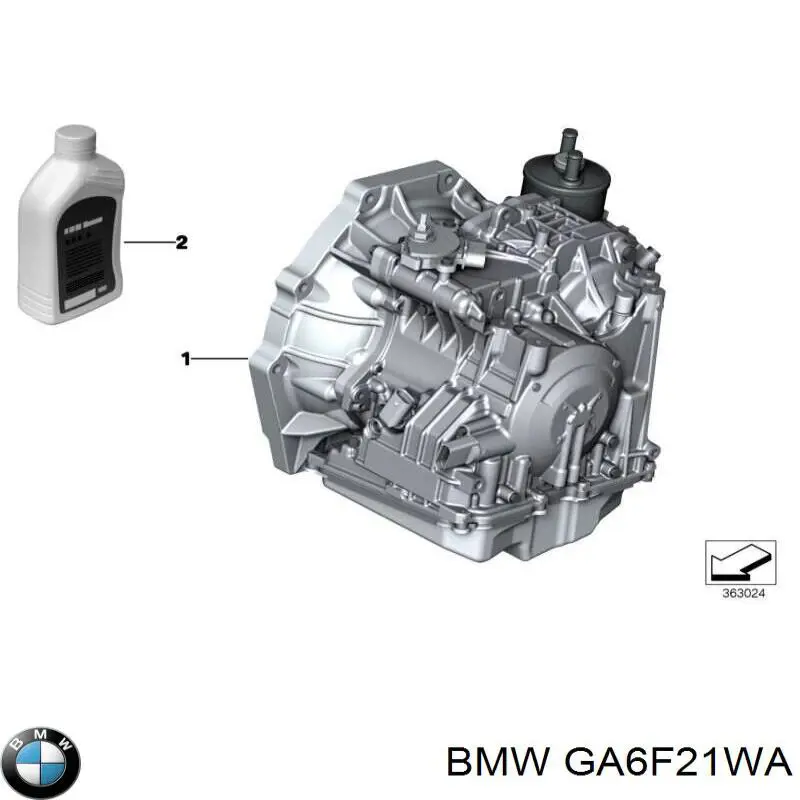 Transmisión automática completa BMW GA6F21WA precio, desde 781,18 EUR