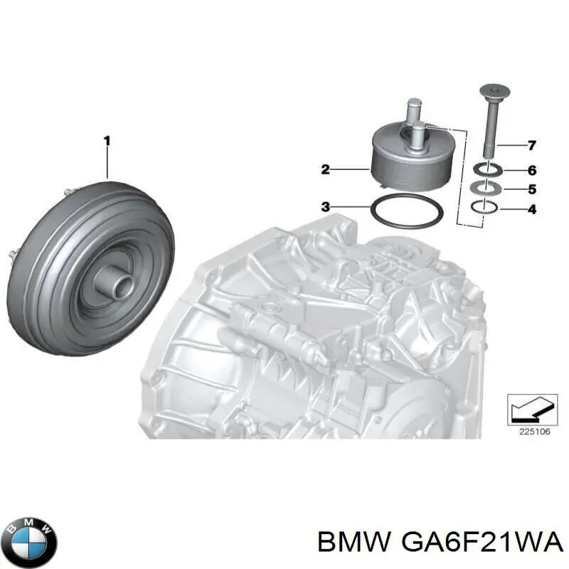 Comprar GA6F21WA BMW Caja de cambios automática completa