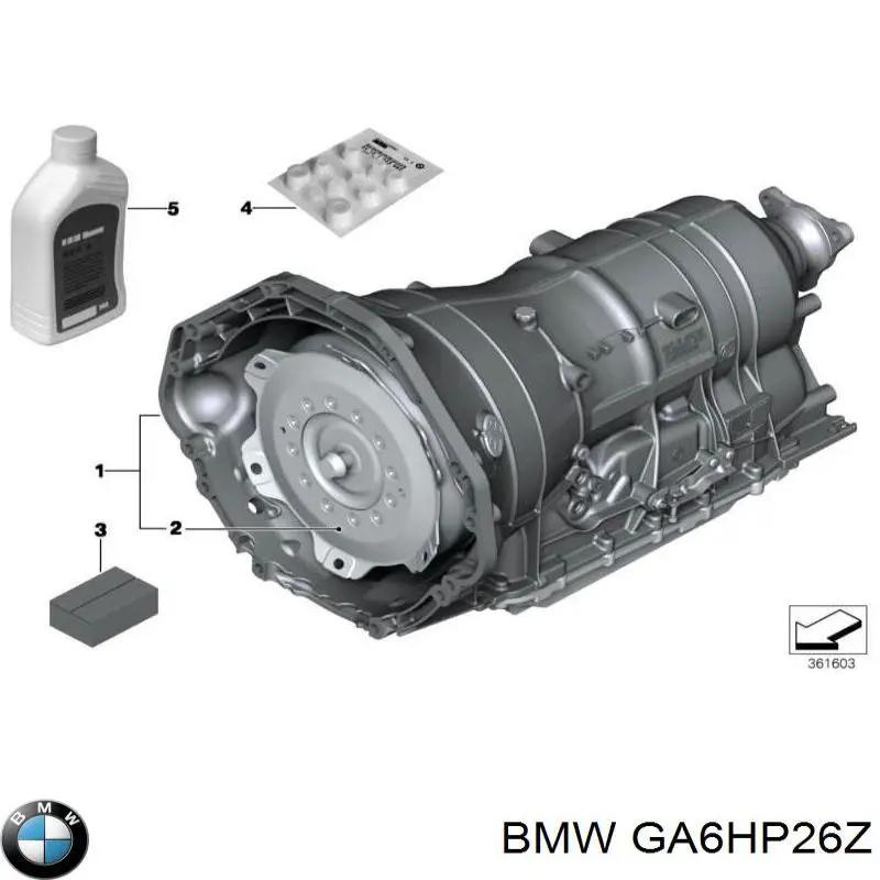 Caja de cambios GA6HP26Z BMW