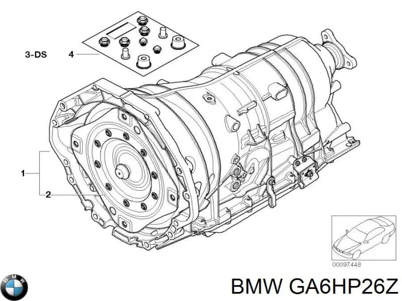 Caja de cambios mecánica BMW GA6HP26Z precio, desde 1409,89 EUR