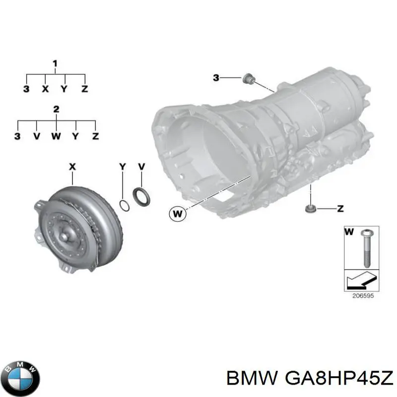 Caja de cambios mecánica BMW GA8HP45Z precio, desde 1508,63 EUR