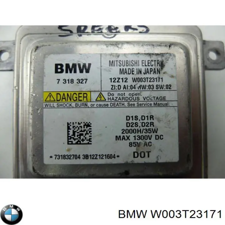 Comprar W003T23171 BMW Unidad de control de xenón