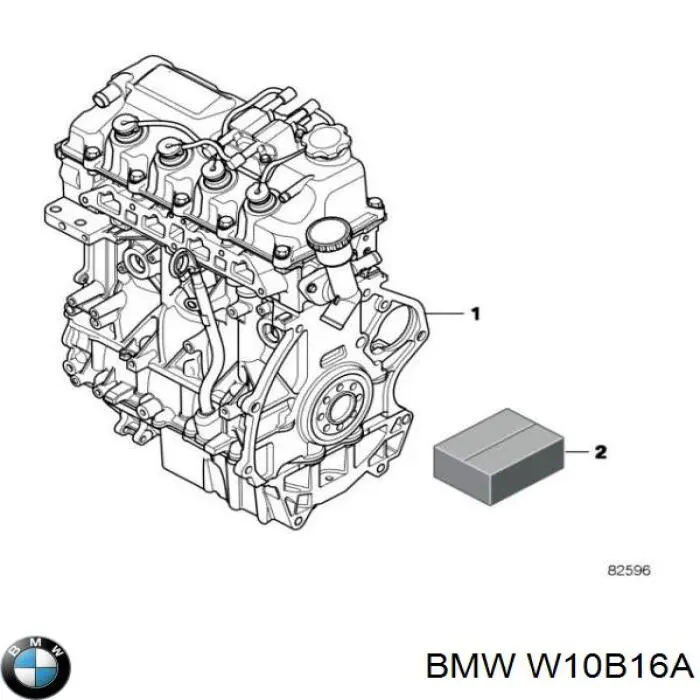 W10B16A BMW Motor completo