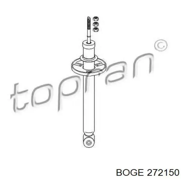 Amortiguador trasero Boge 272150 precio, desde 43,44 EUR