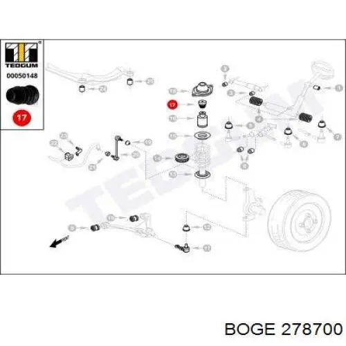 Comprar 278700 Boge Amortiguador