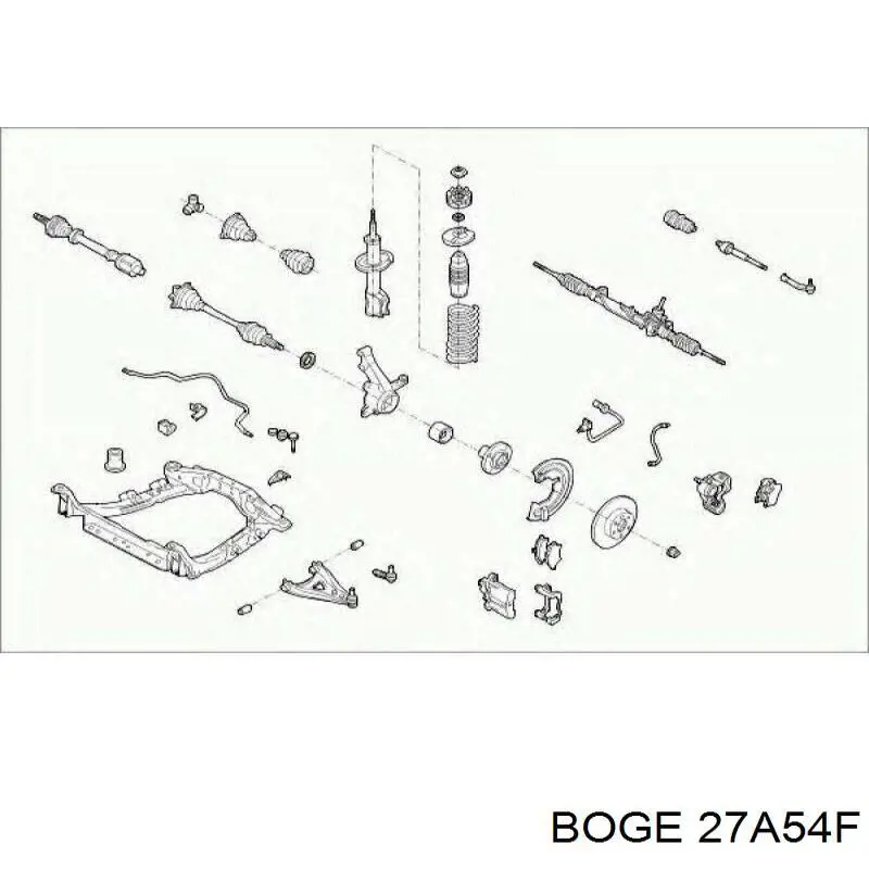 Amortiguador 543021861R Renault (RVI)