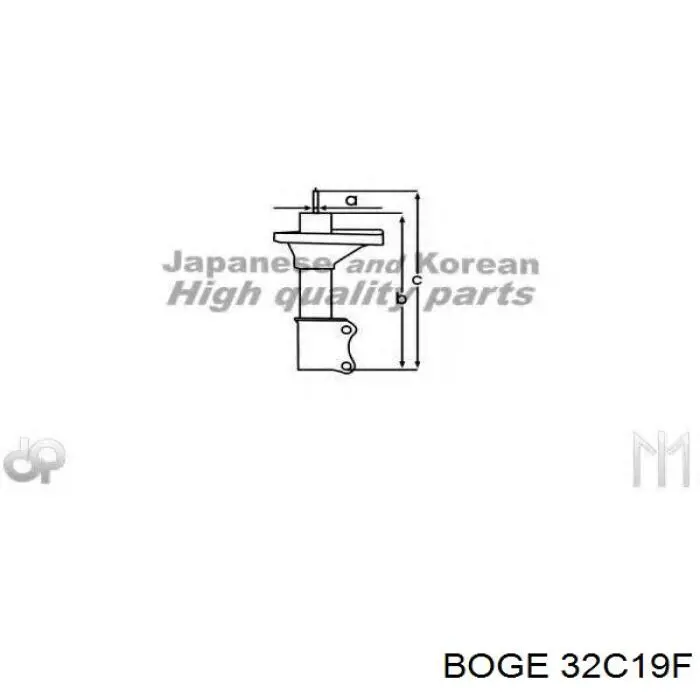4852012770 Toyota Amortiguador frontal