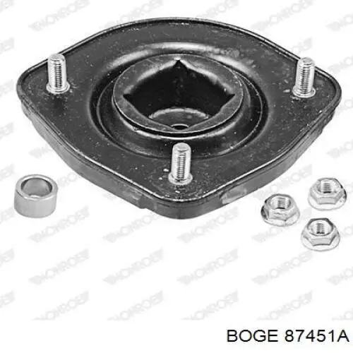 87-451-A Boge soporte amortiguador trasero derecho