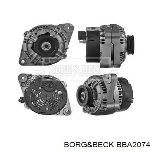 BBA2074 Borg&beck alternador