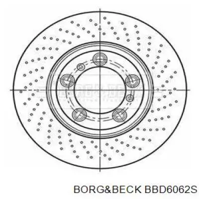 99735140602 Porsche freno de disco delantero