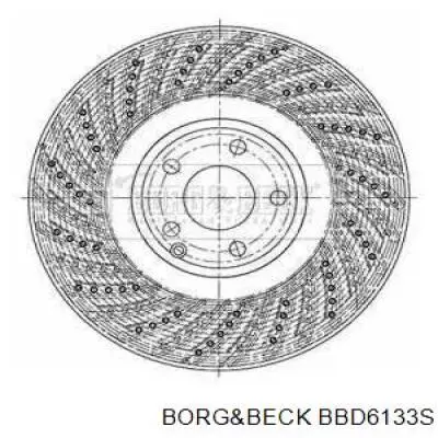 Comprar BBD6133S Borg&beck Freno de disco delantero