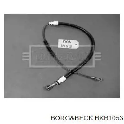 BKB1053 Borg&beck cable de freno de mano trasero derecho