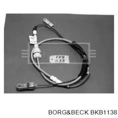 6033183 Ford cable de freno de mano trasero derecho/izquierdo