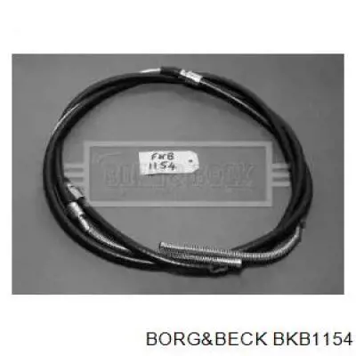 BKB1154 Borg&beck cable de freno de mano trasero derecho/izquierdo