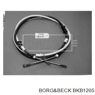 522543 Opel cable de freno de mano trasero derecho/izquierdo