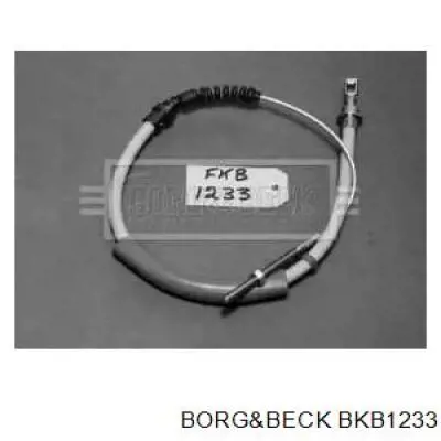 BKB1233 Borg&beck cable de freno de mano trasero izquierdo