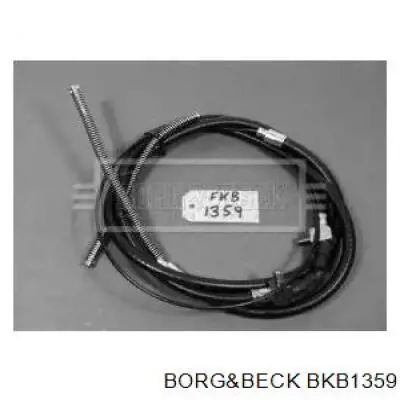 BKB1359 Borg&beck cable de freno de mano trasero derecho/izquierdo