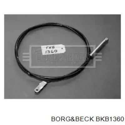 BKB1360 Borg&beck cable de freno de mano intermedio