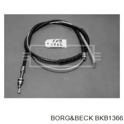 BKB1366 Borg&beck cable de freno de mano trasero derecho/izquierdo