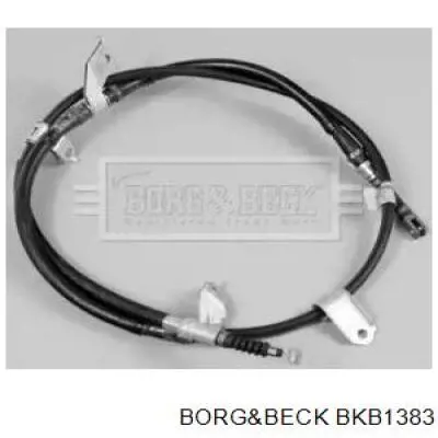 BKB1383 Borg&beck cable de freno de mano trasero izquierdo