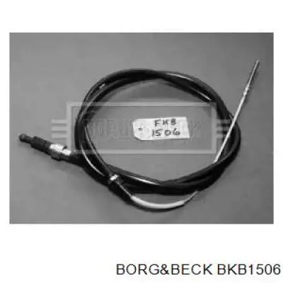 BKB1506 Borg&beck cable de freno de mano trasero derecho