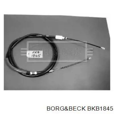 Cable de freno de mano trasero izquierdo 109011 Beca Cables