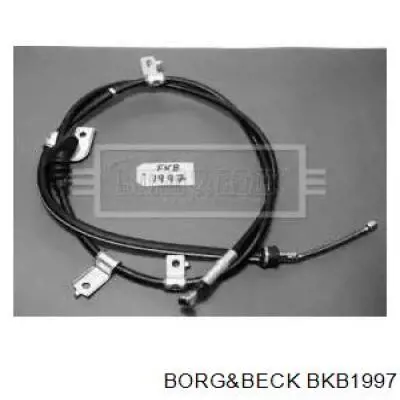 BKB1997 Borg&beck cable de freno de mano trasero derecho