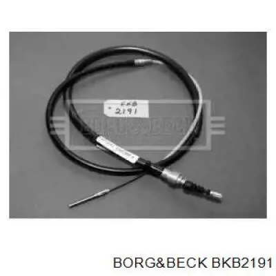 6K0609721D VAG cable de freno de mano trasero derecho/izquierdo